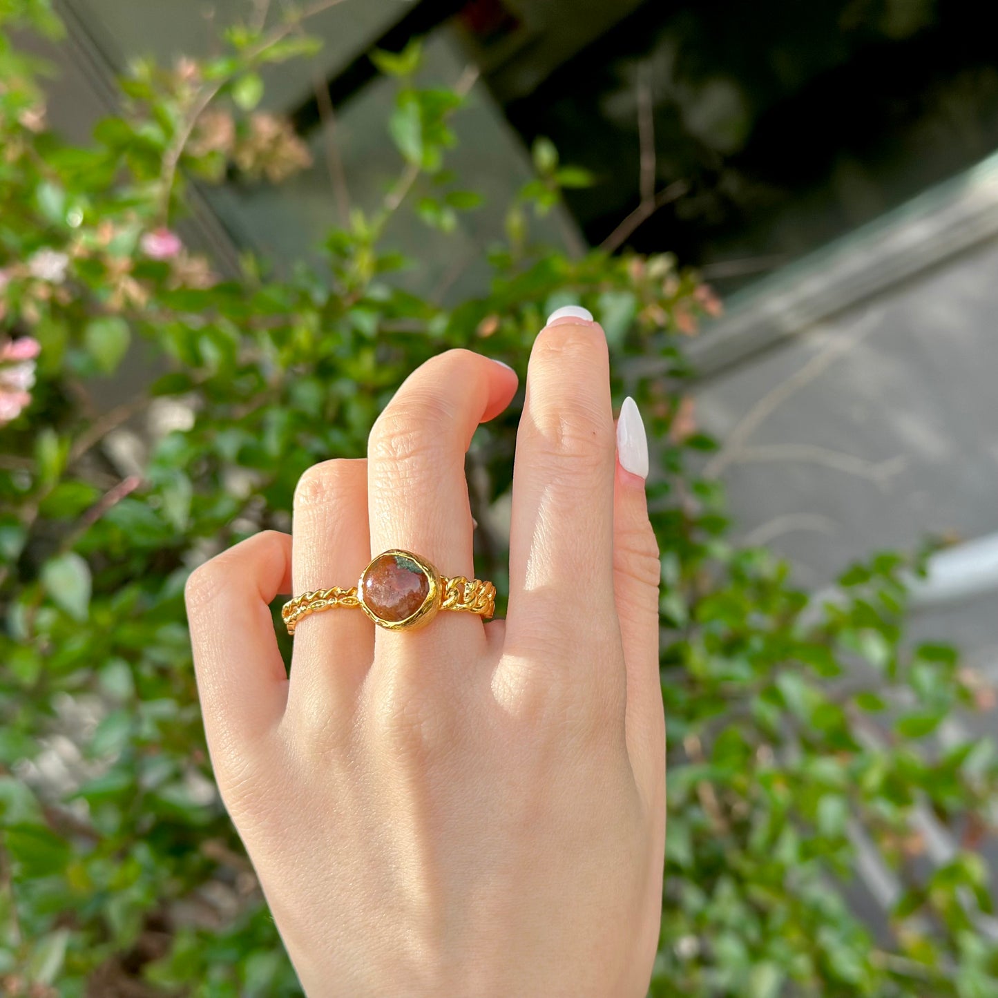 Brass design ring 3