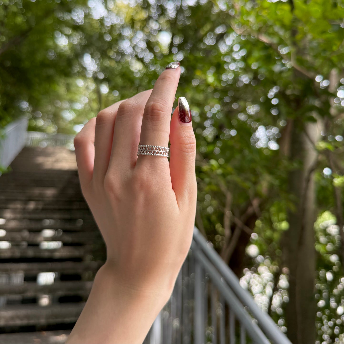 Silver925 plain ring 91