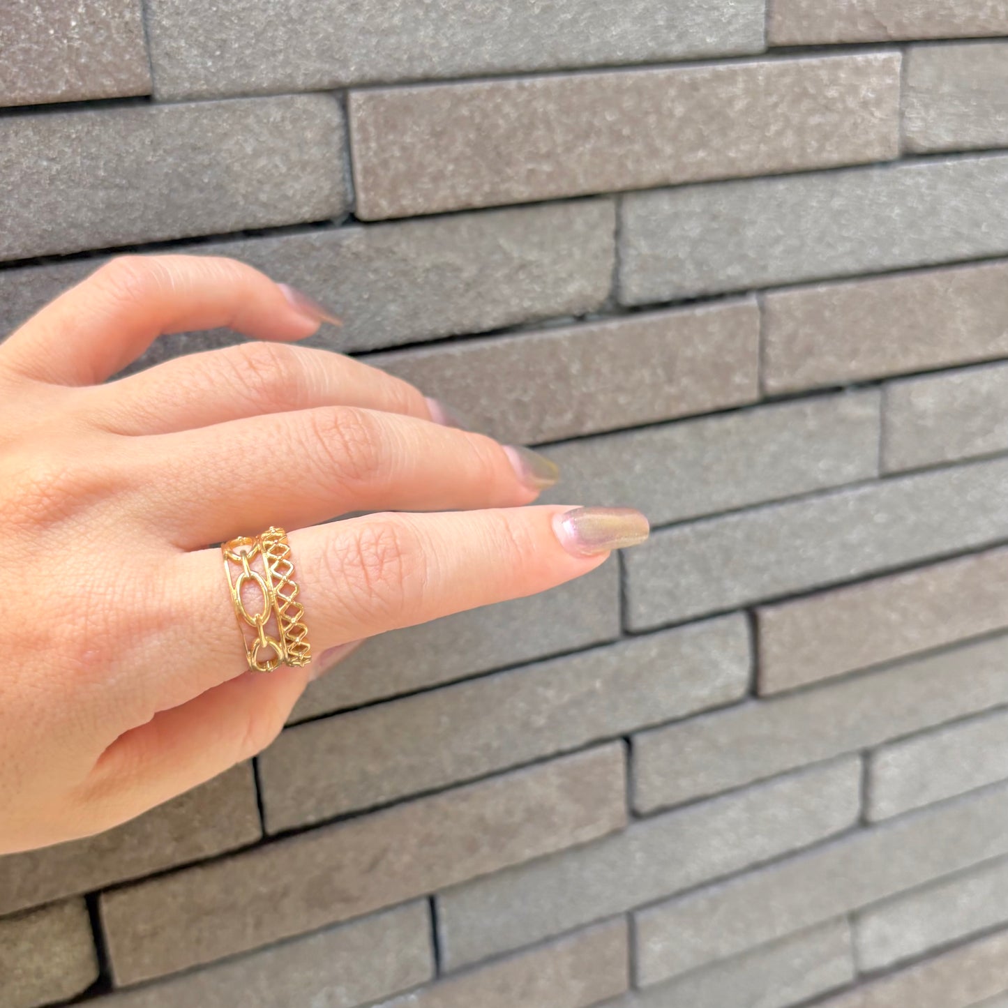Brass plain ring 26