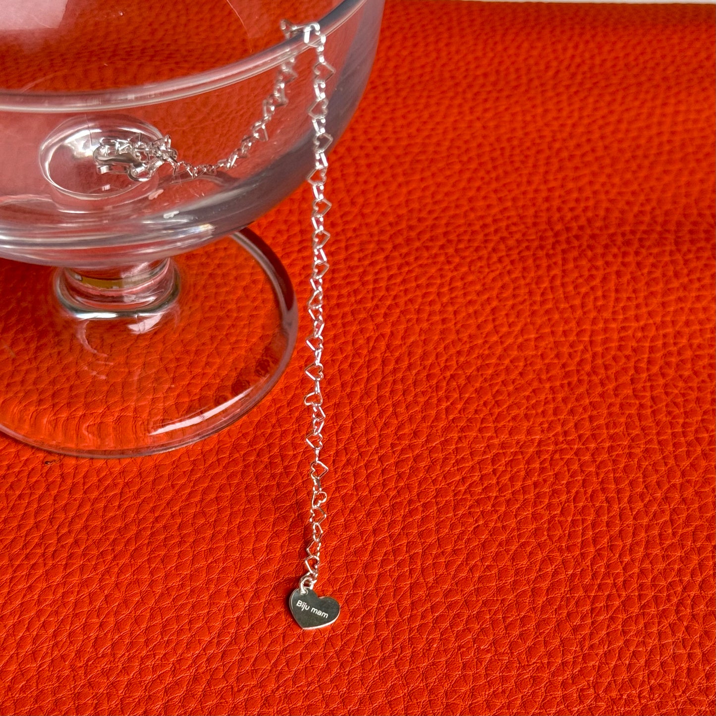 Italian chain necklace〈Heart〉1