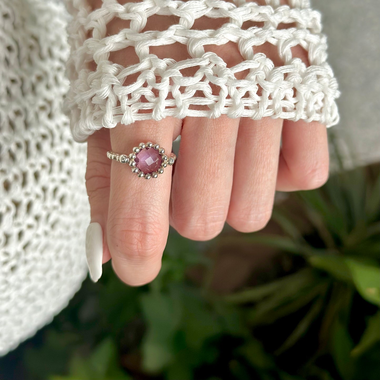 【Bijumam poco】Silver925 tsubu design ring