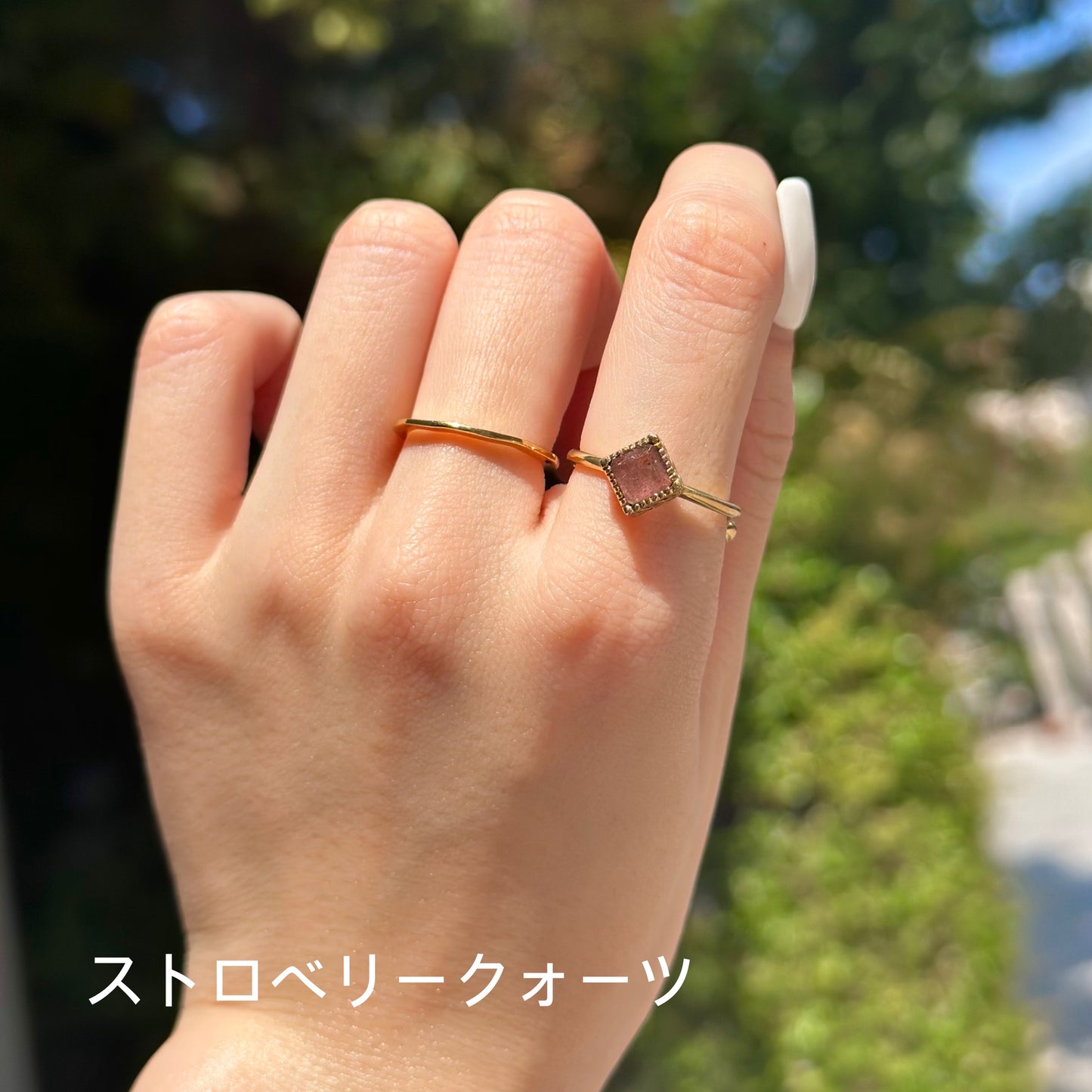 Brass petit ring 8