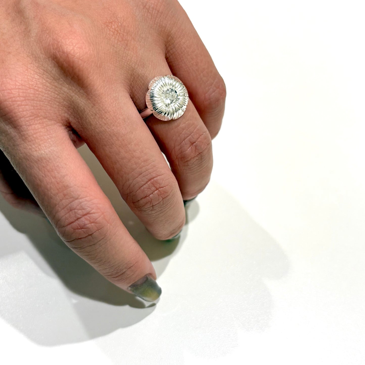 Flower design ring 17