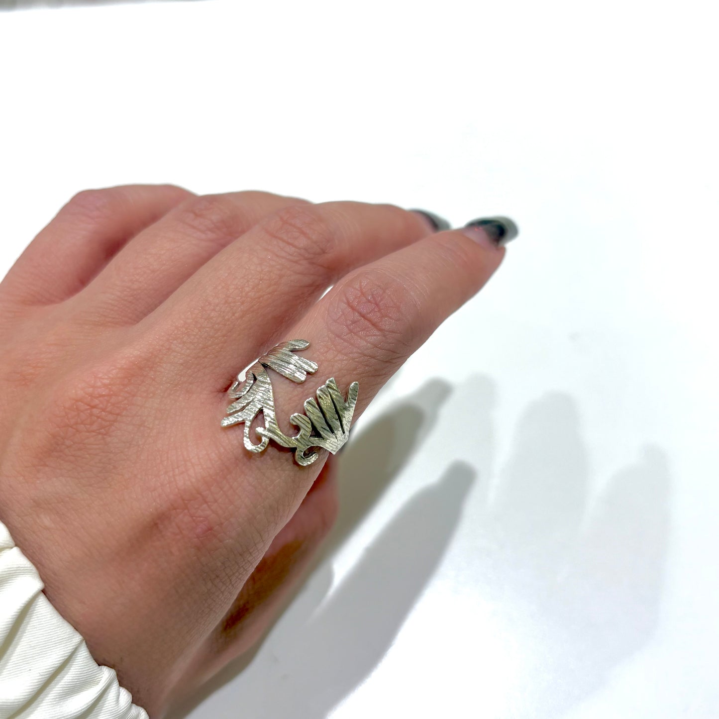 Silver925 plain ring 43