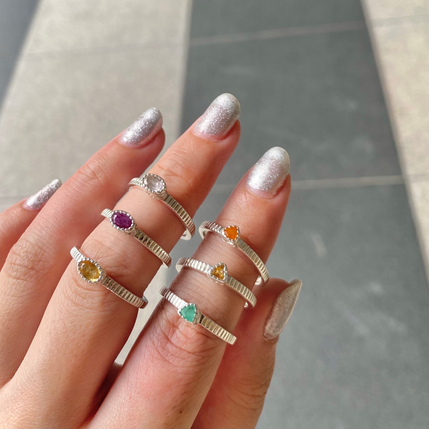 Silver925 petit ring 19