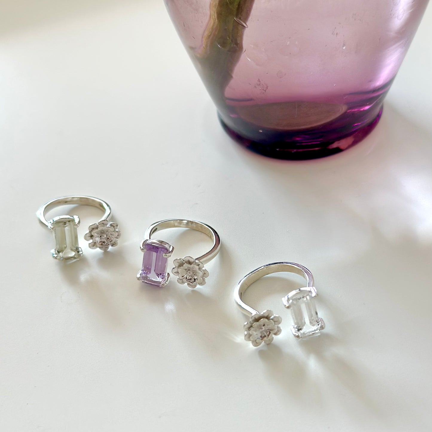Flower design ring 5