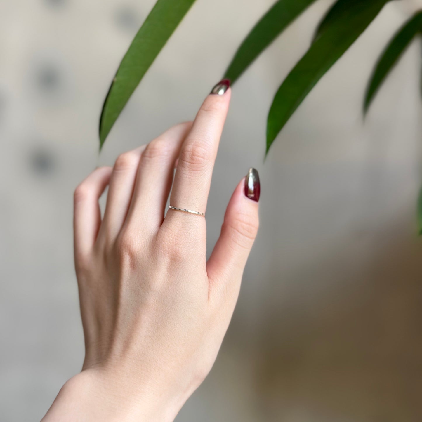 Silver925 plain ring 75