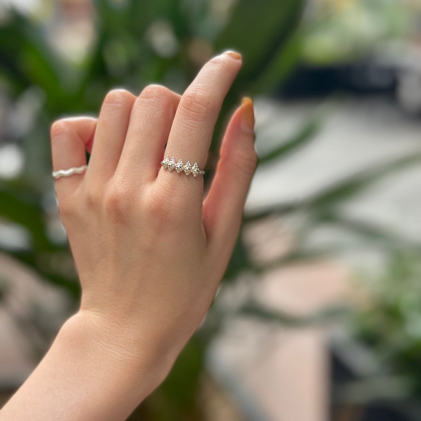 Silver925 plain ring 55
