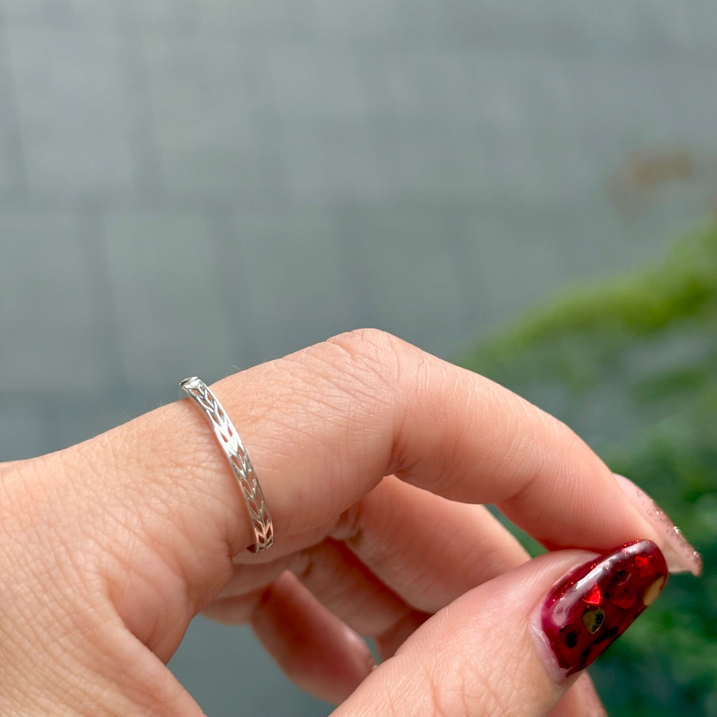 Silver925 design ring 7