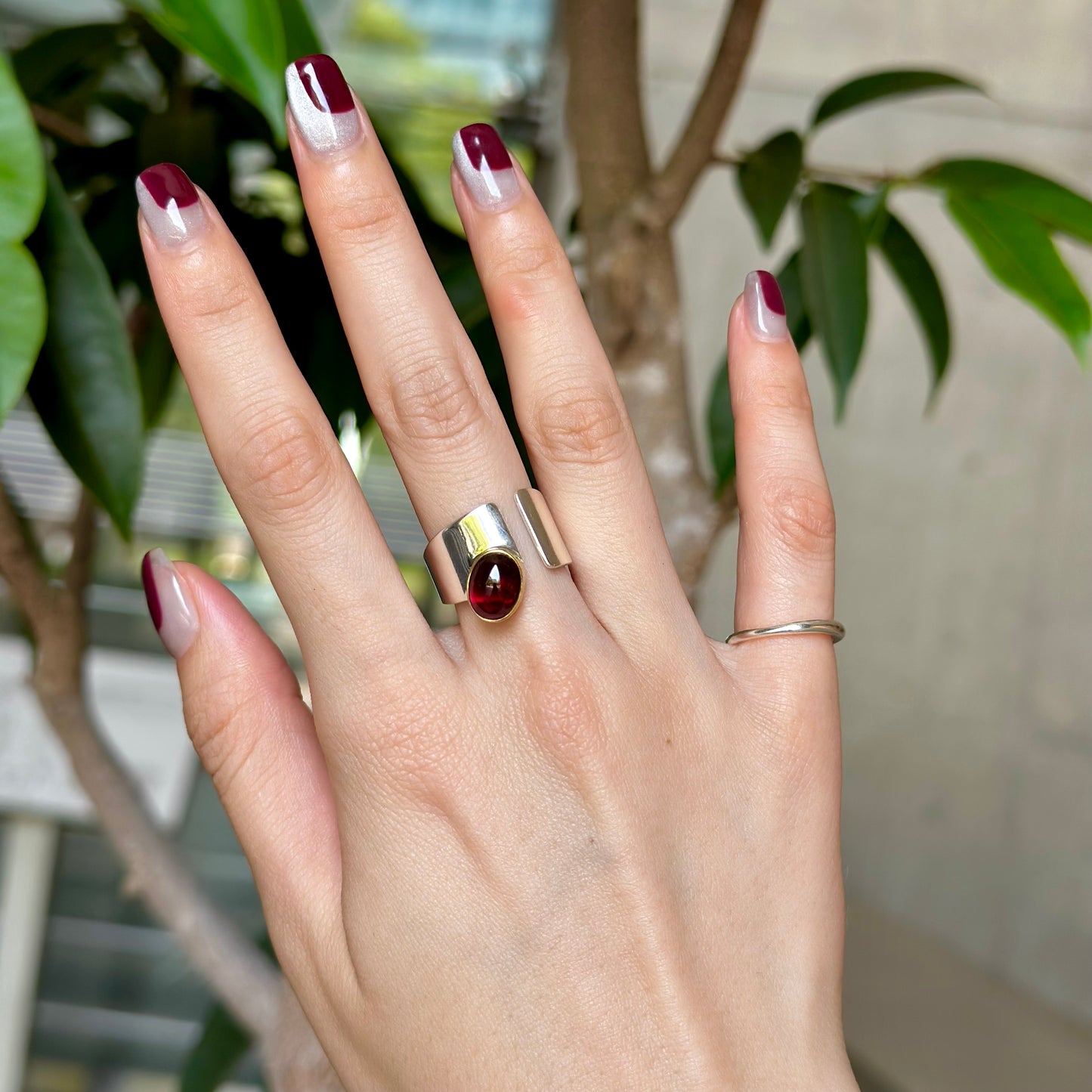 Silver925×Brass design ring 7