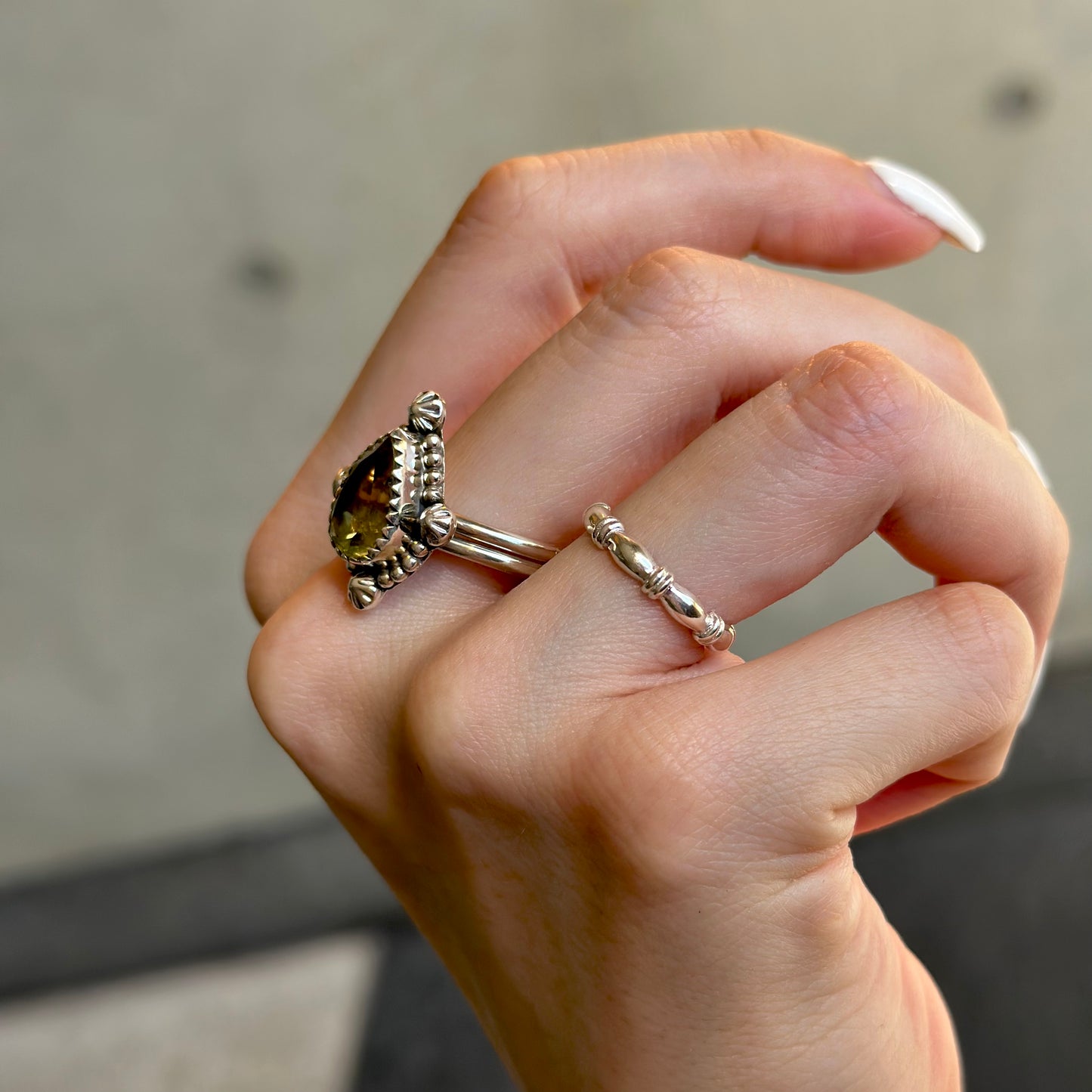Silver925 plain ring 78