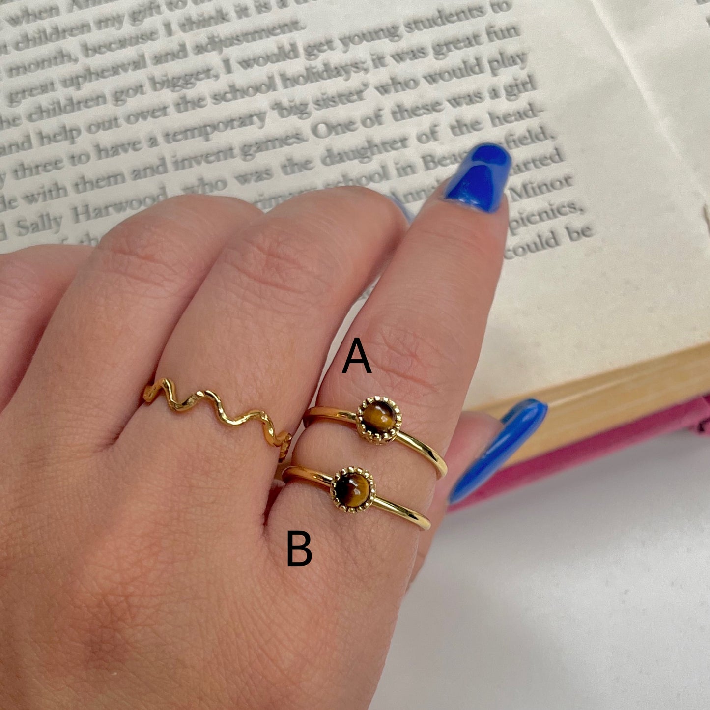 Brass petit ring 38