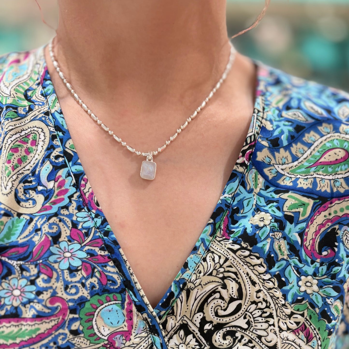 Silver925 1stone charm