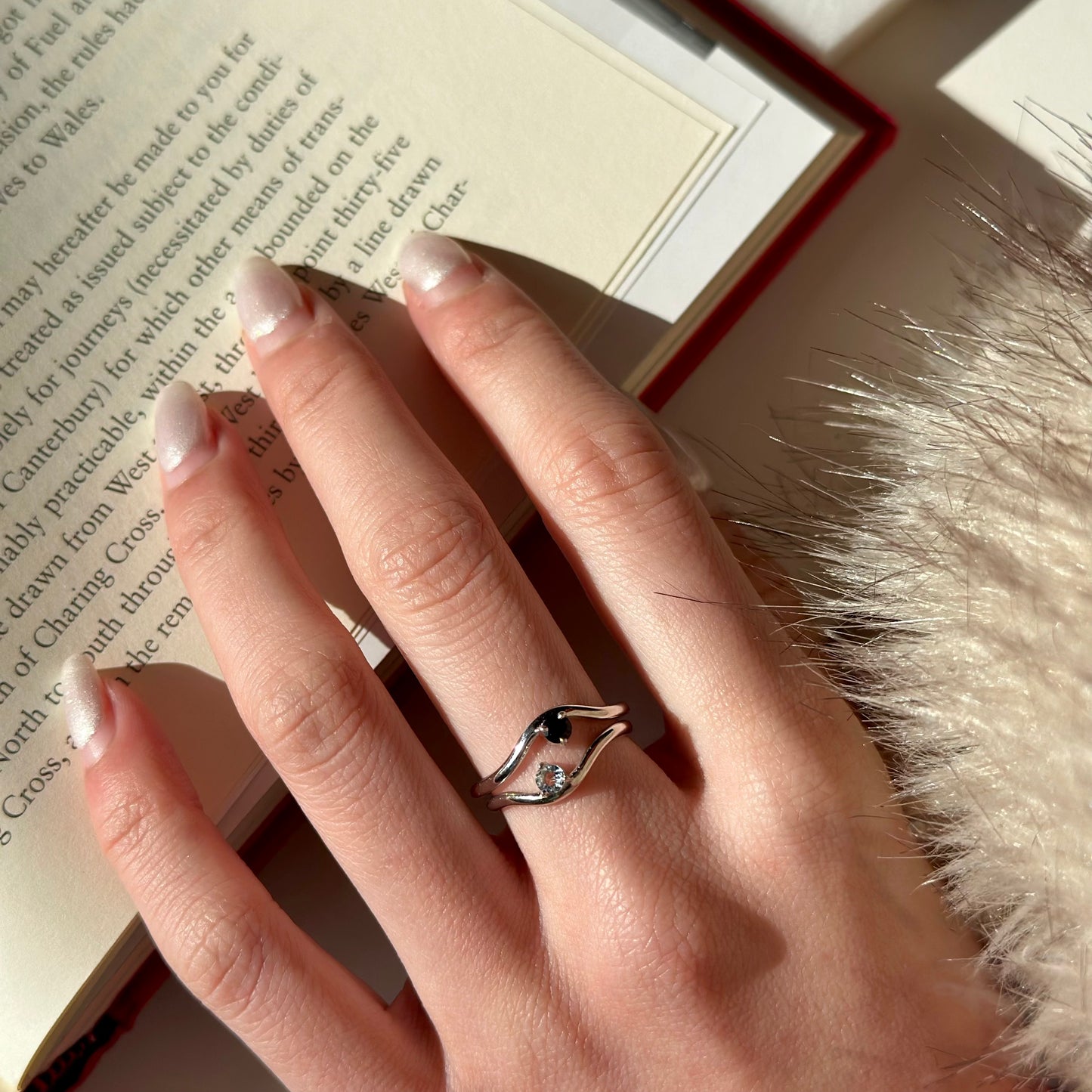 Silver925 wave ring 4