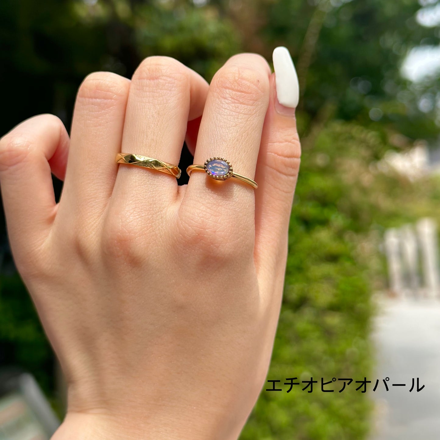 Brass petit ring 11