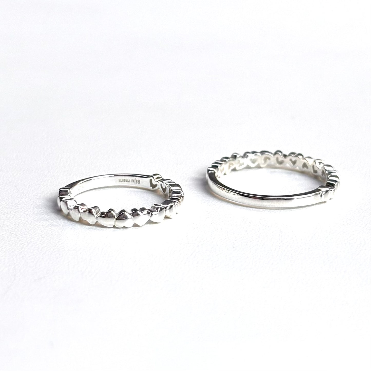 Heart plain ring 51