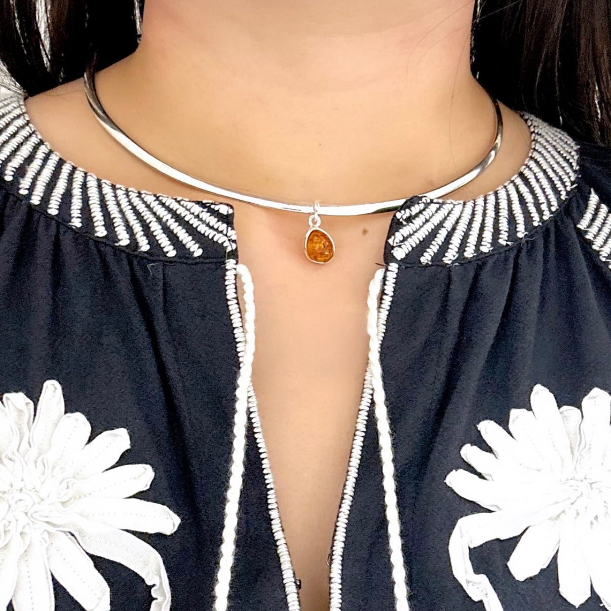 Amber charm