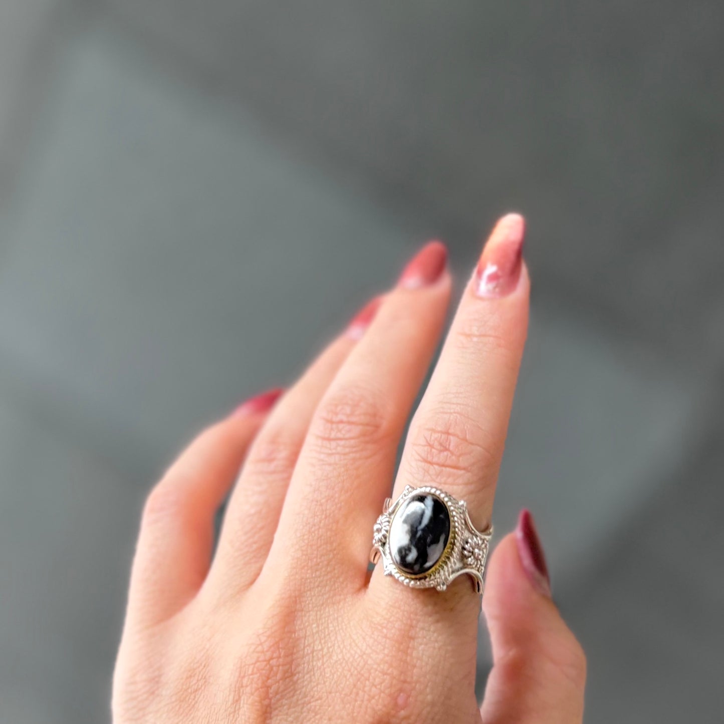 Connect ring〈 Black & White 〉