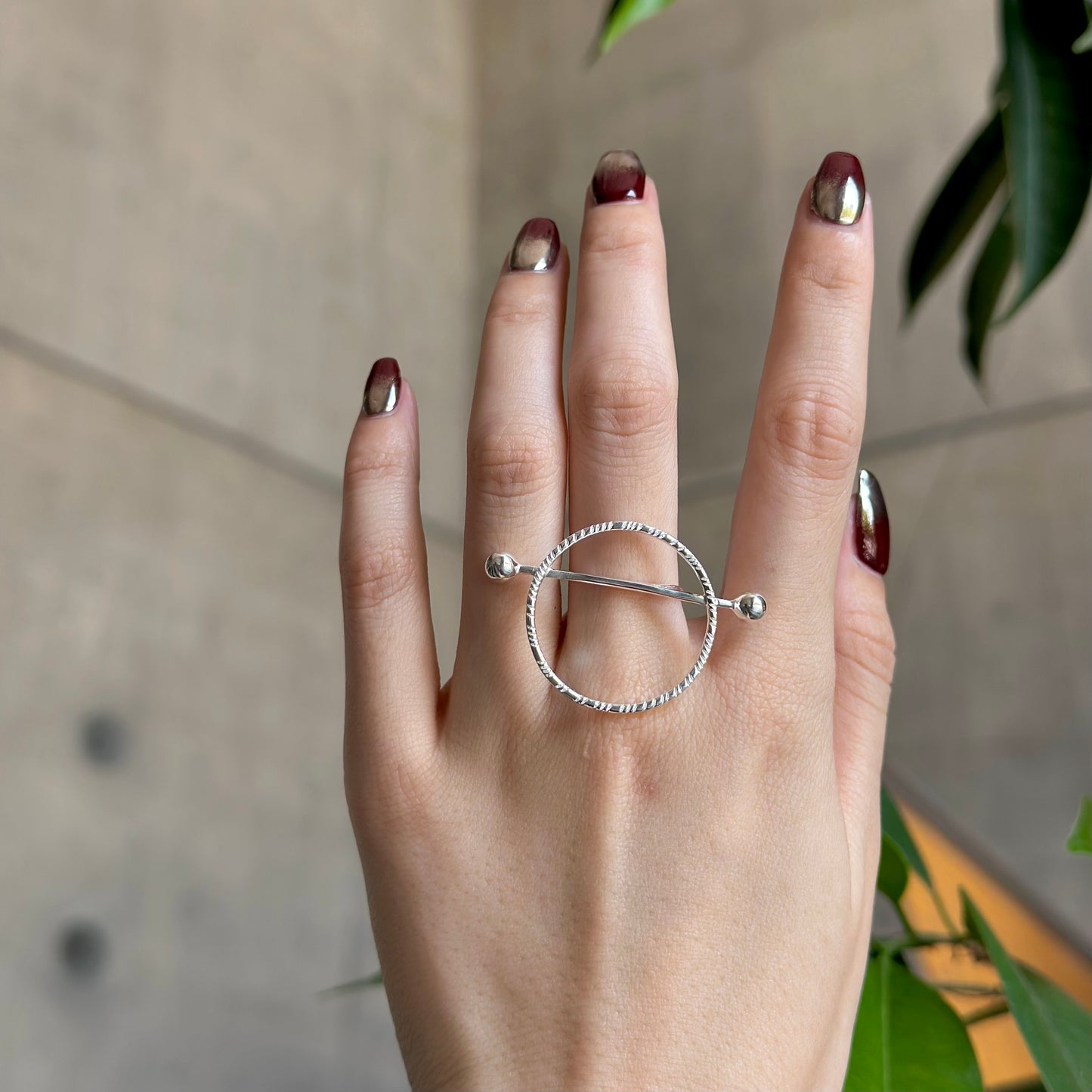 Silver925 plain ring 83