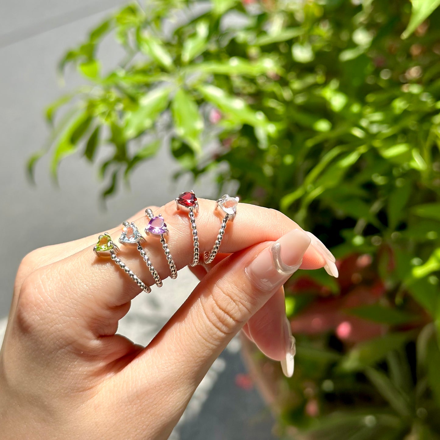 Silver925 Heart petit ring 2