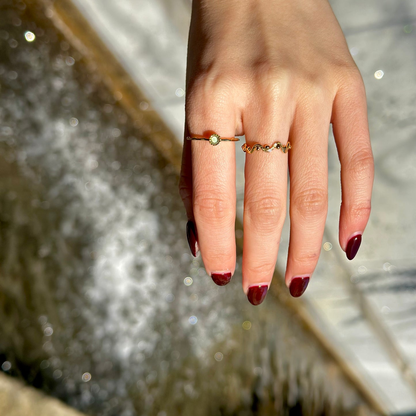 Brass petit ring 51