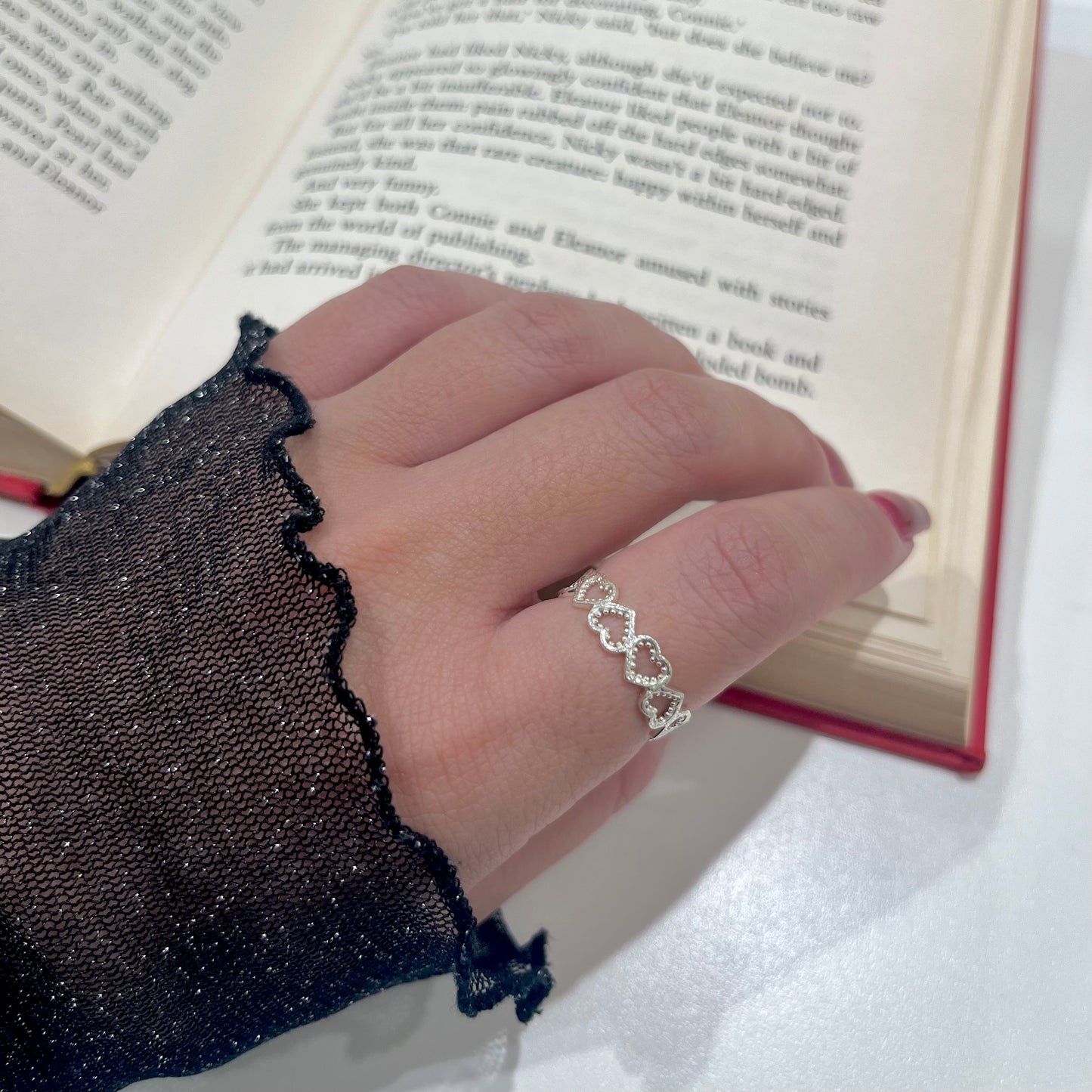 Heart plain ring 45