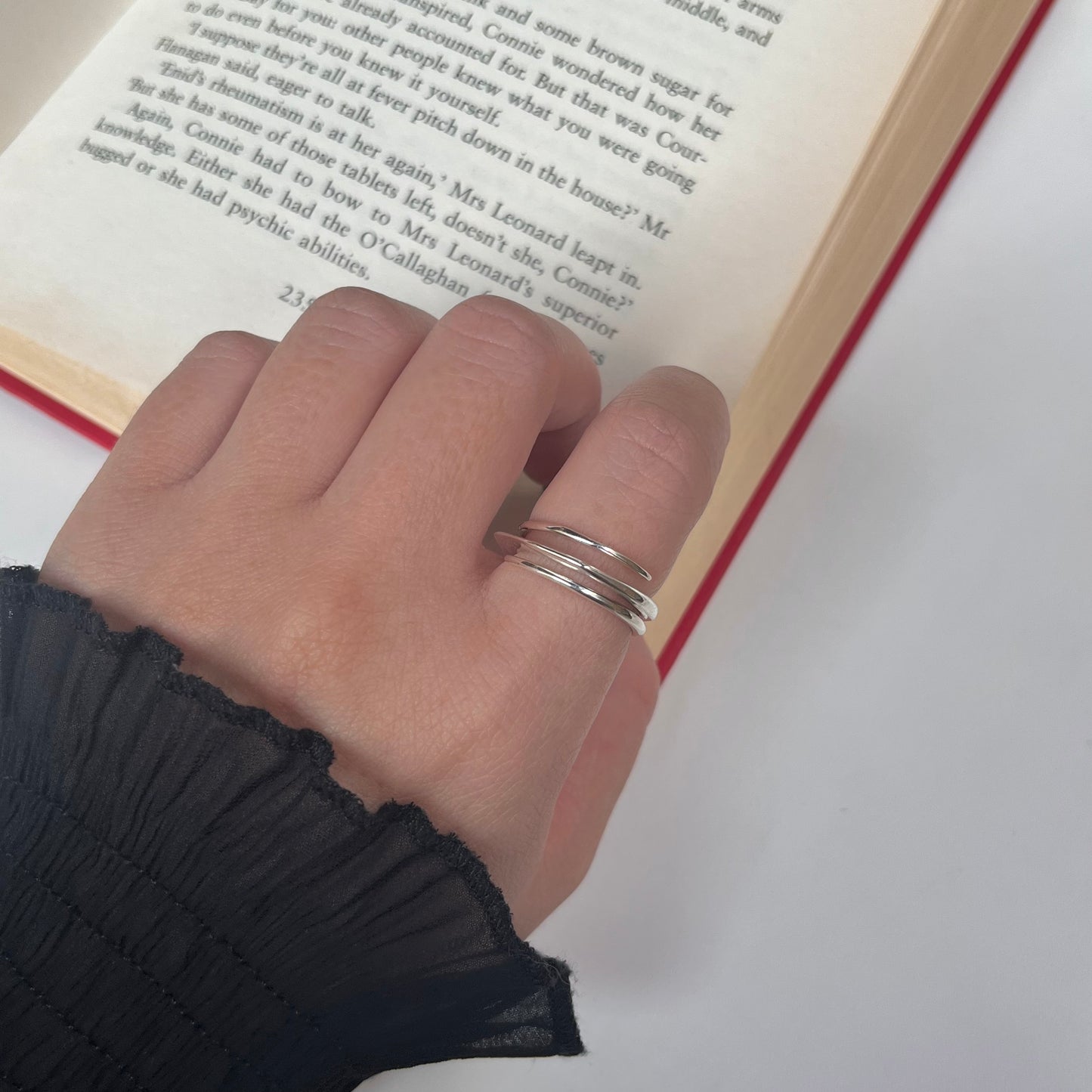 Silver925 plain ring 141