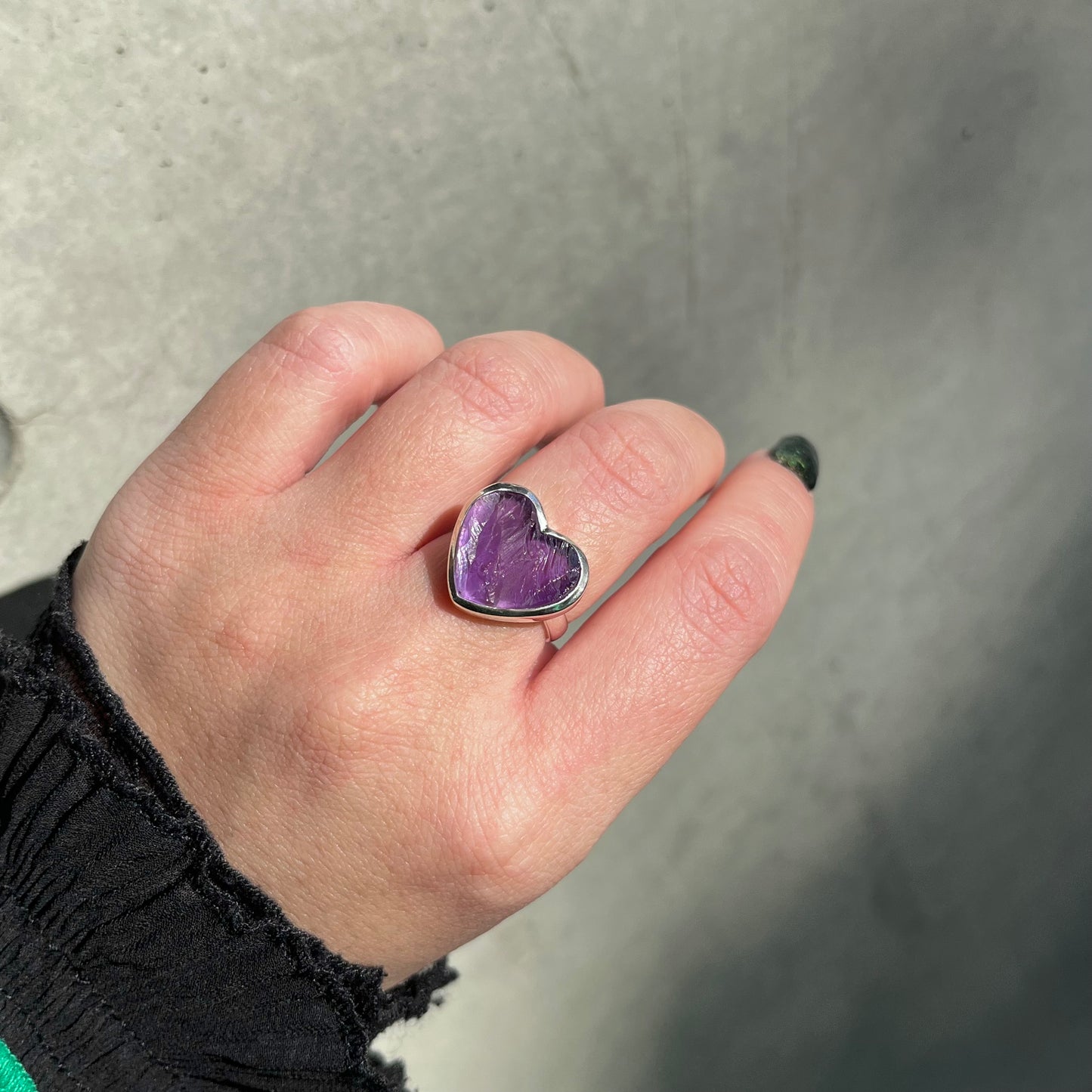 Heart design ring 11