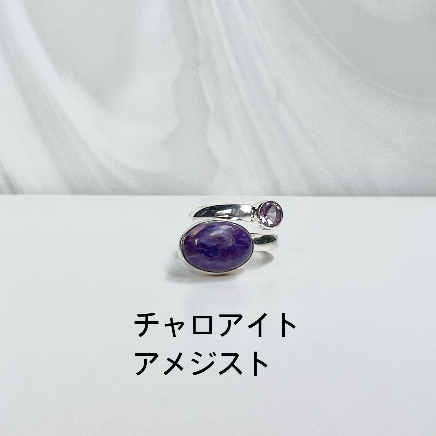 Silver925 2stone ring 2