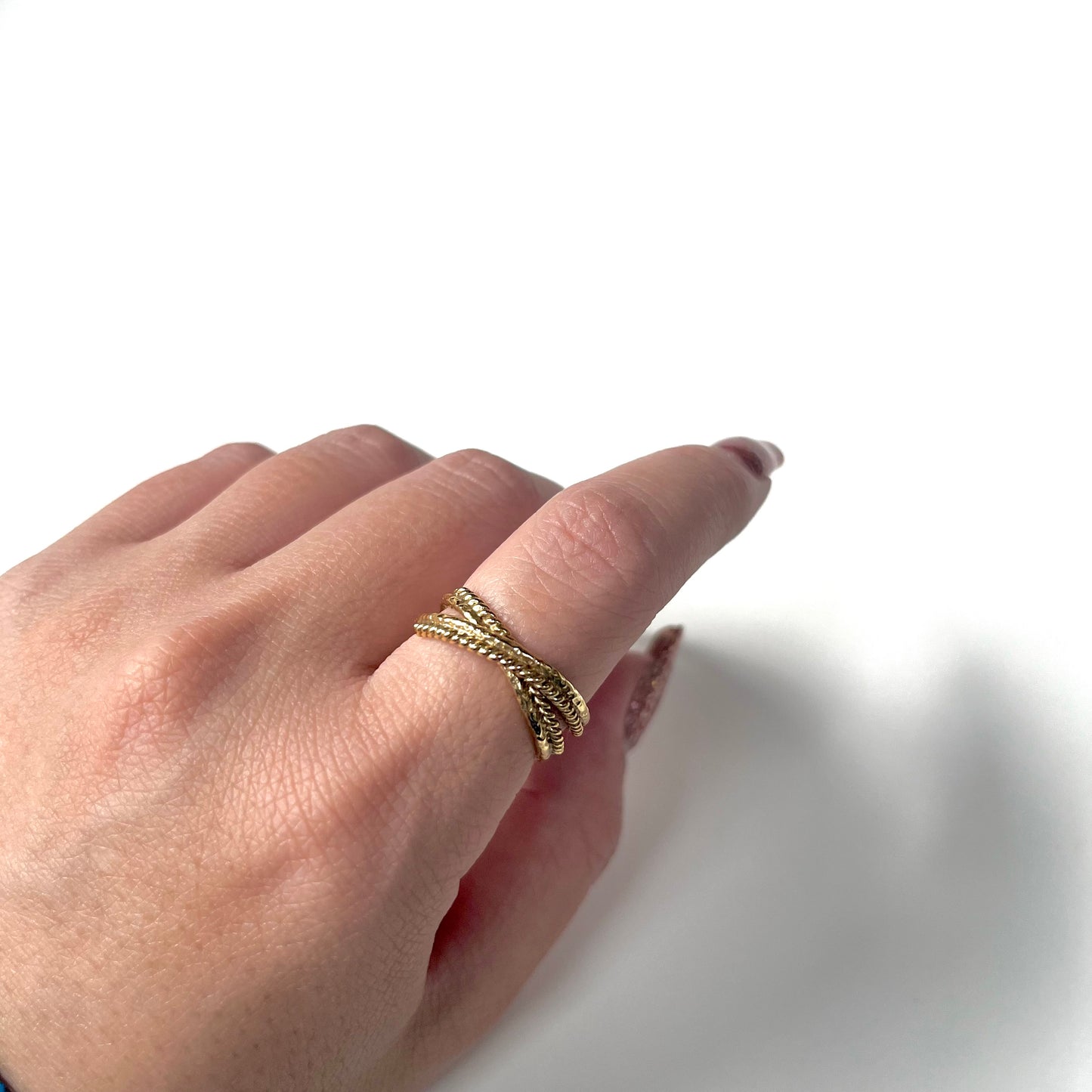 Brass plain ring 74