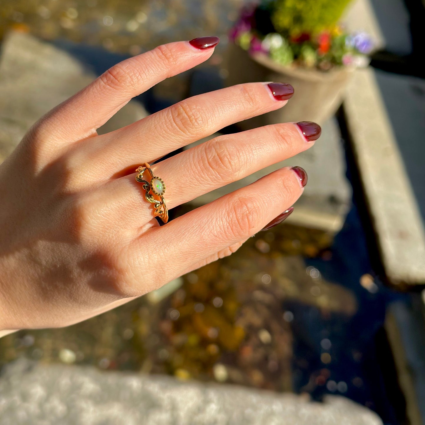 Brass petit ring 50