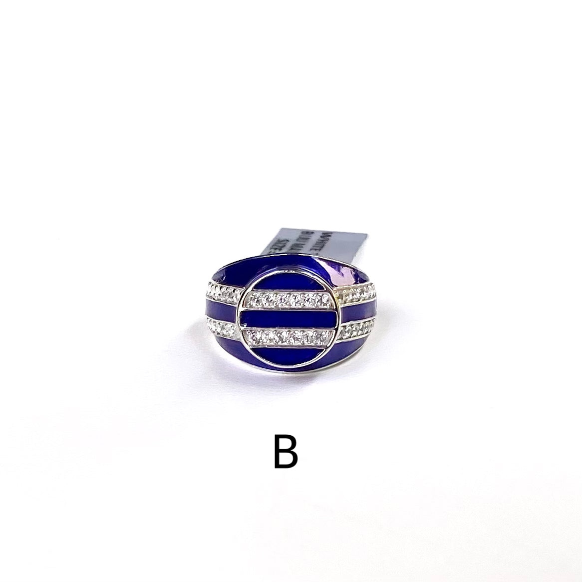 【Bijumam poco】Enamel × stone ring