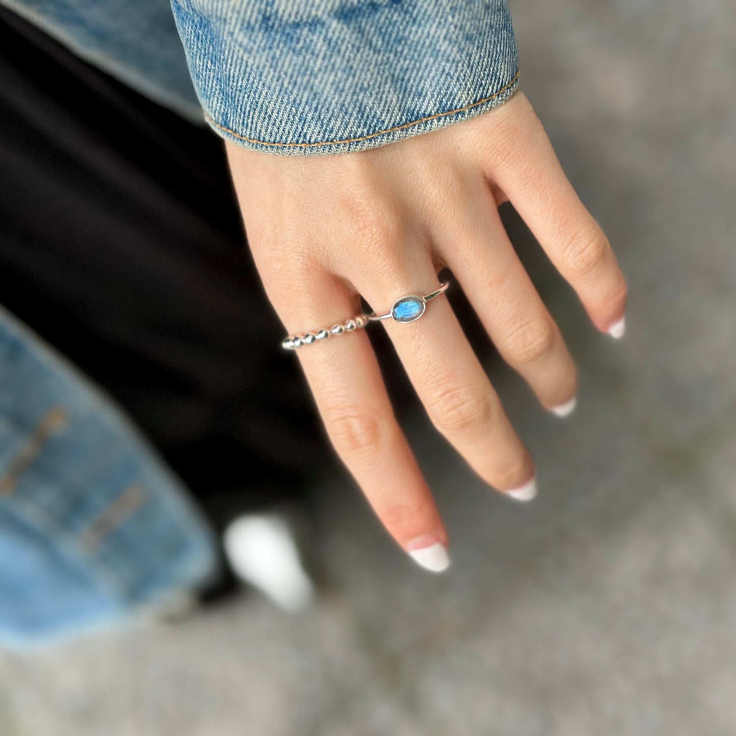 Silver925 1stone ring 26
