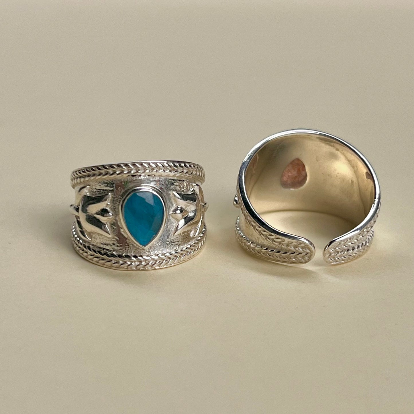Flower design ring 11