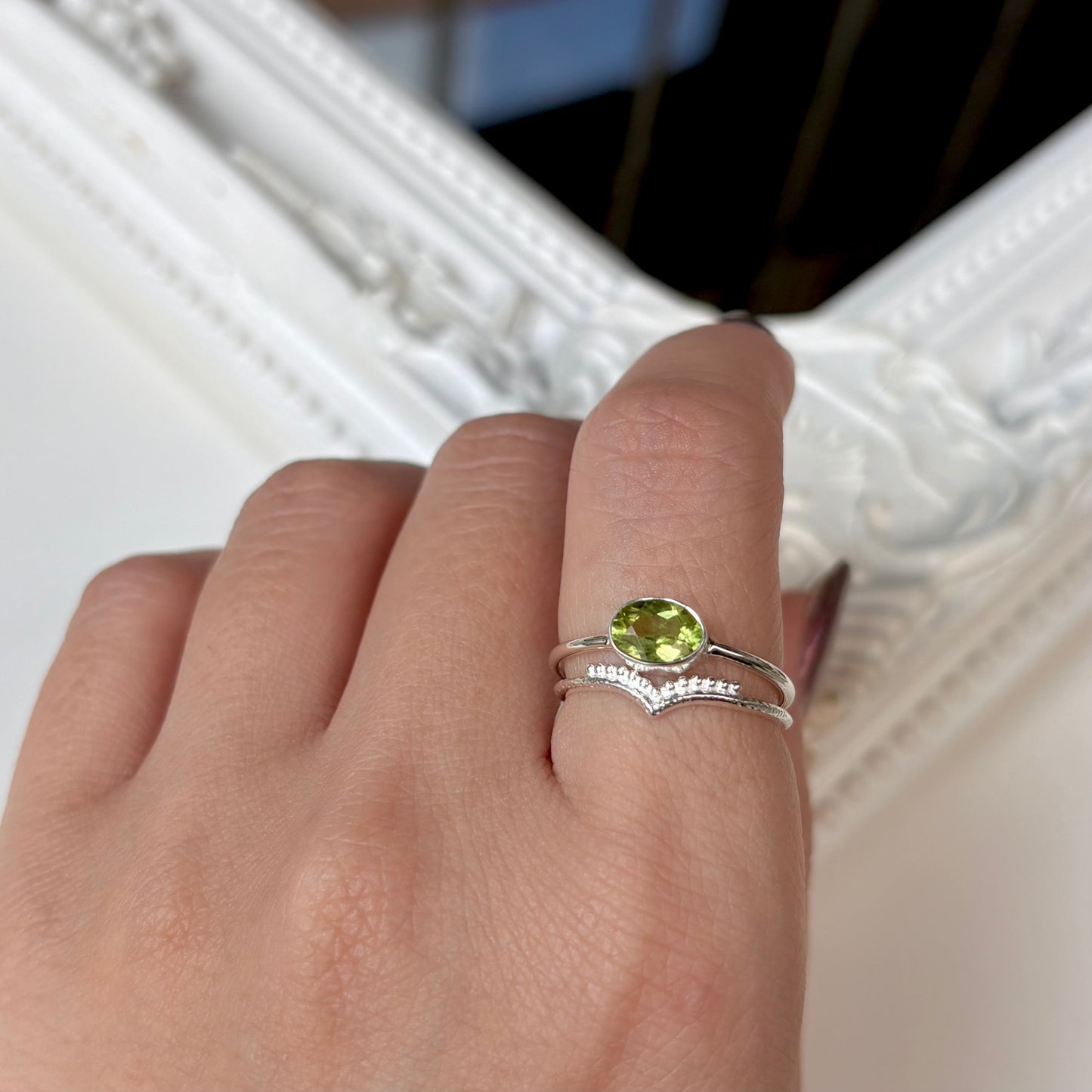 Silver925 plain ring 40