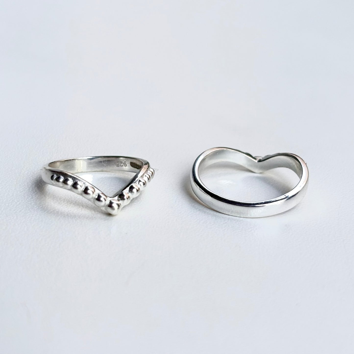 Silver925 plain ring 53