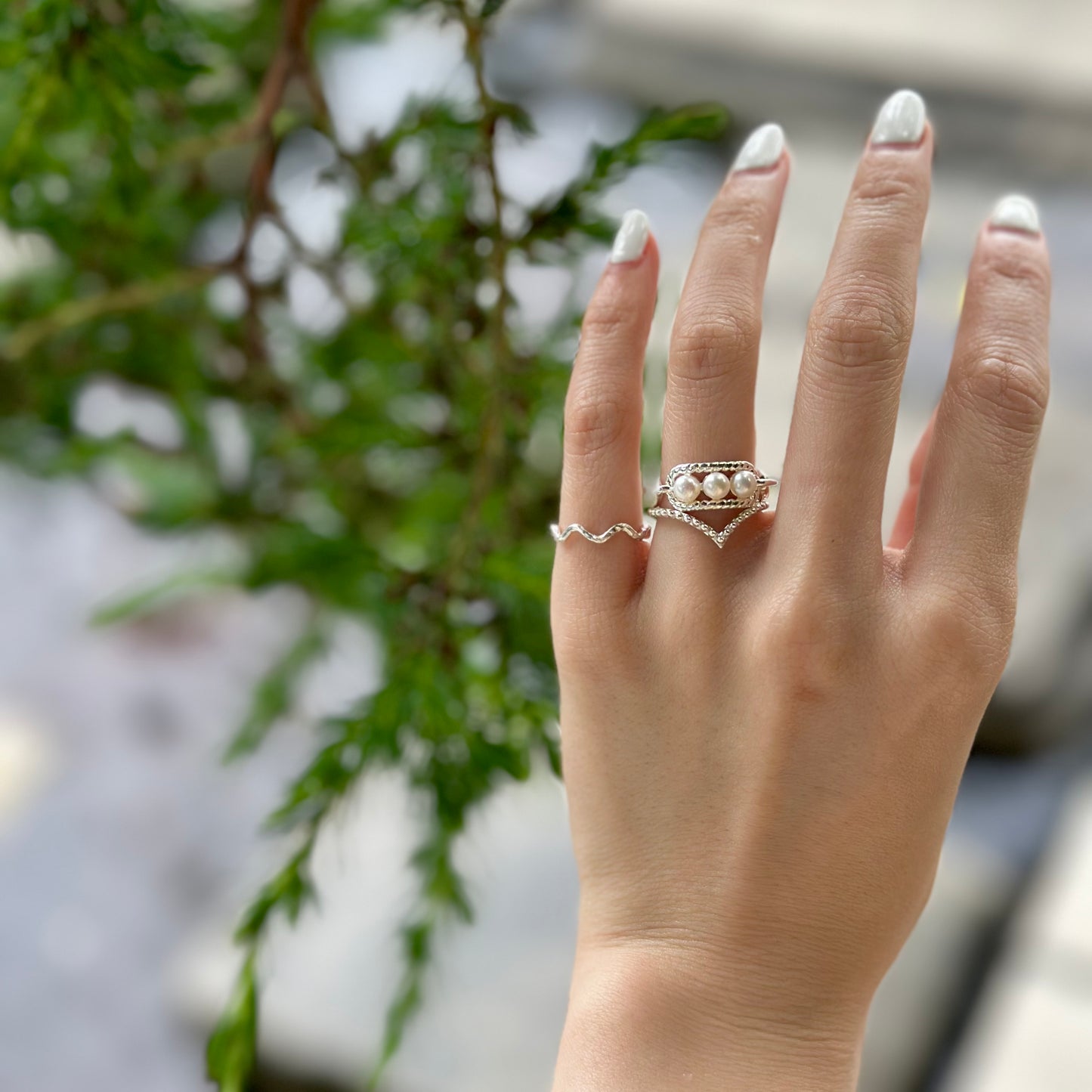 Pearl design ring 4