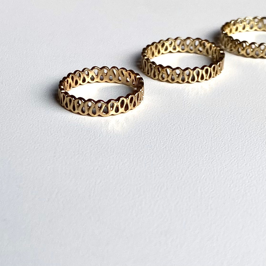 Brass plain ring 17