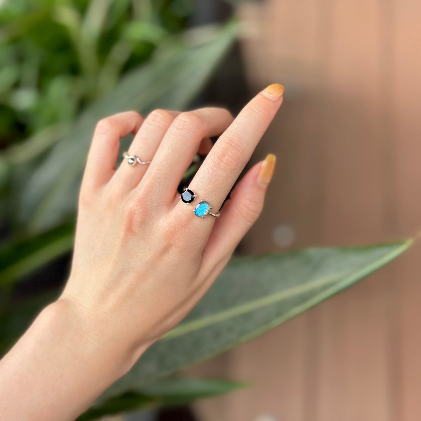 Silver925 2stone ring 16