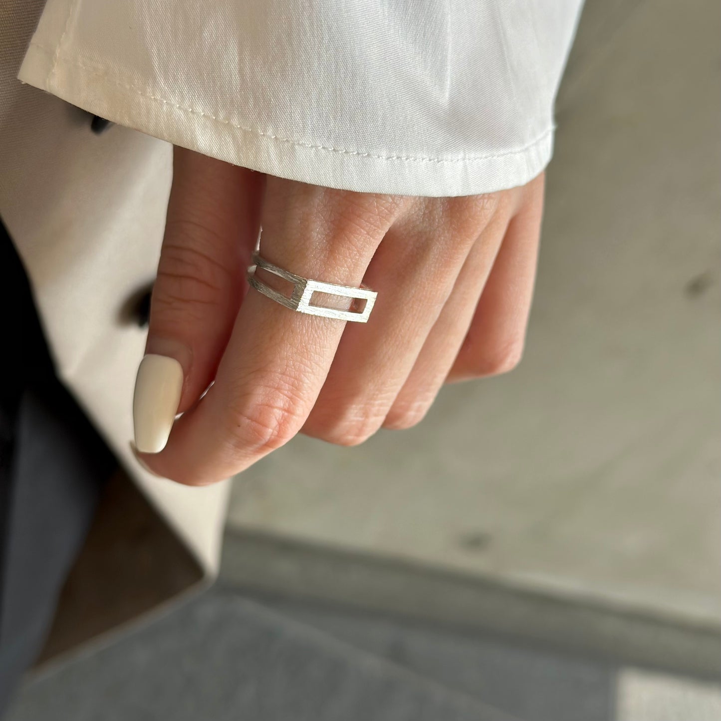 Silver925 plain ring 83