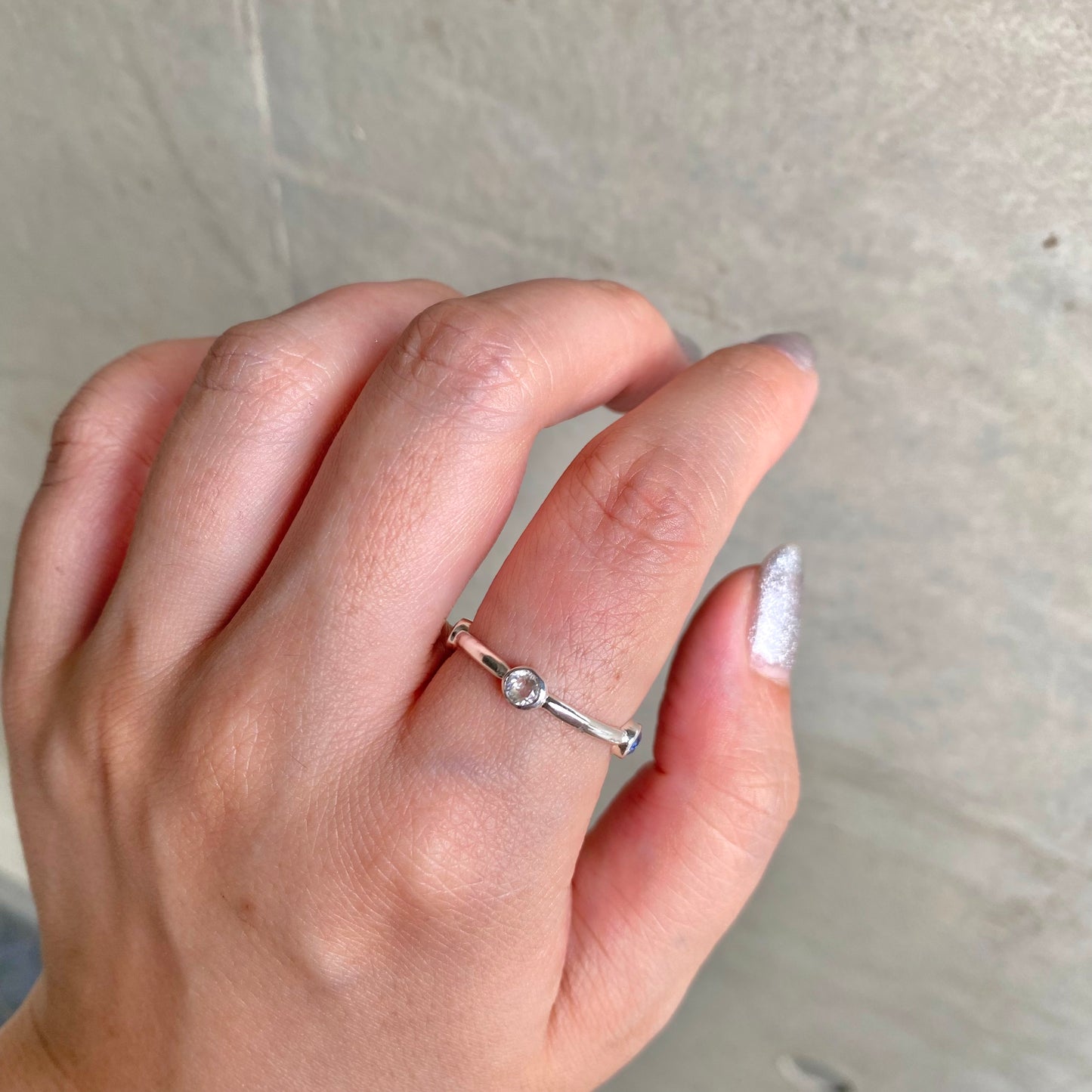Silver925 4stone ring 3