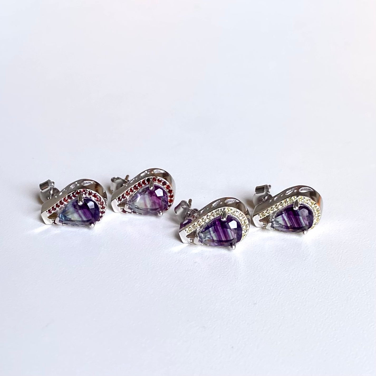 【Biju mam poco】Fluorite pierce 2