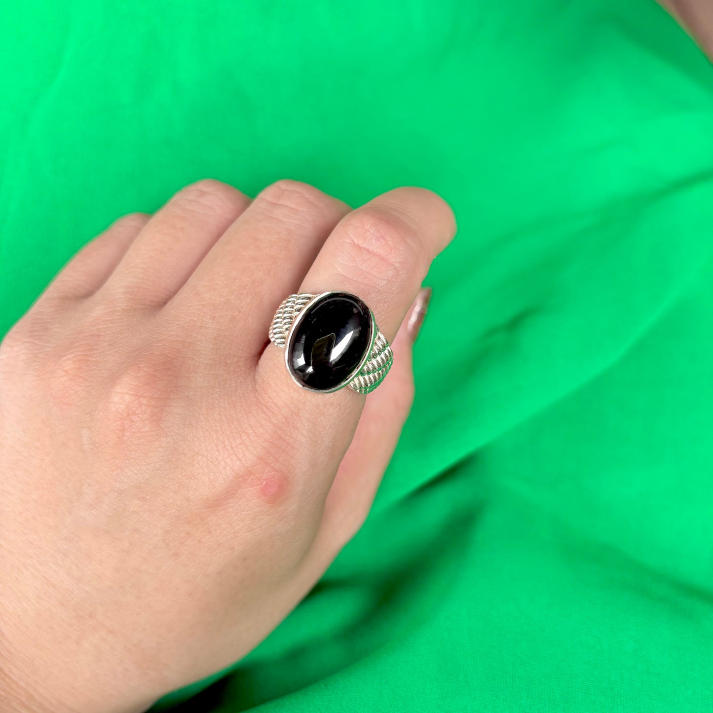 Silver925 design ring 67