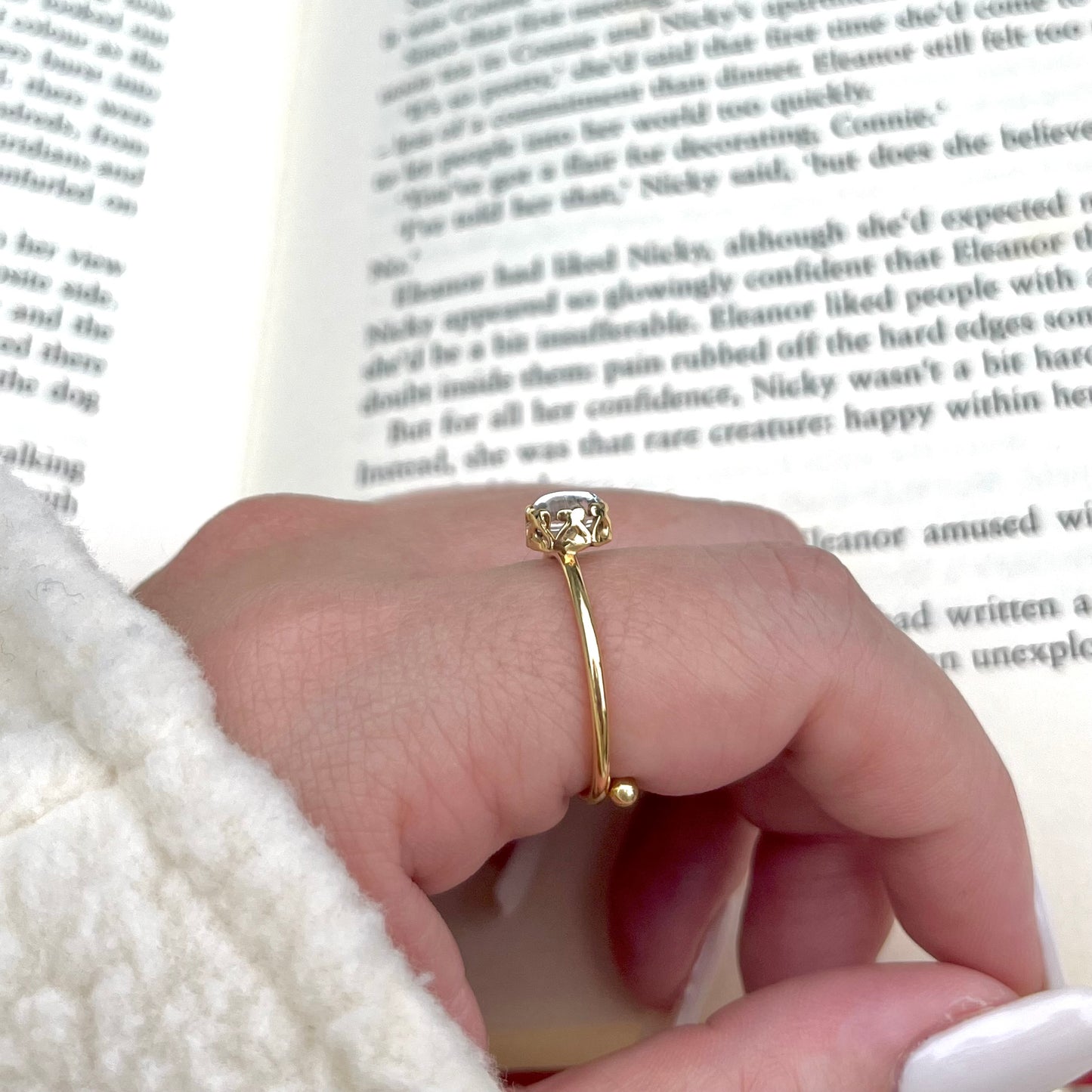 Brass petit ring 39