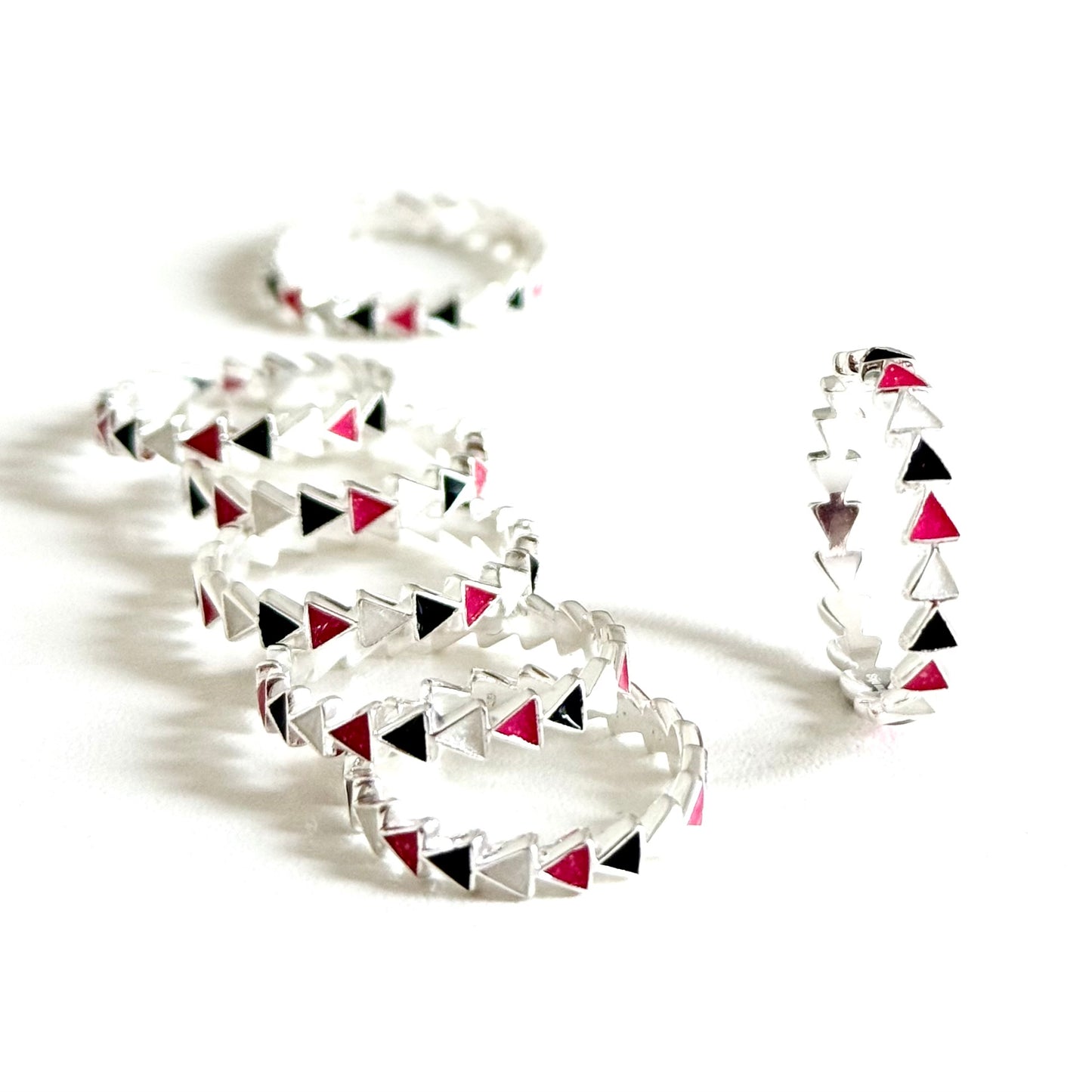 【オンライン先行】Triangle enamel ring 3