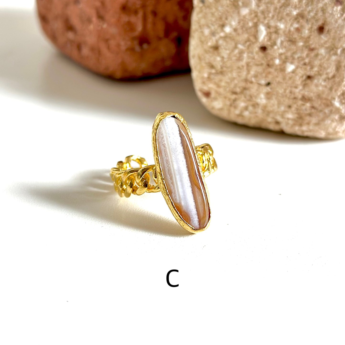 Brass design ring 3