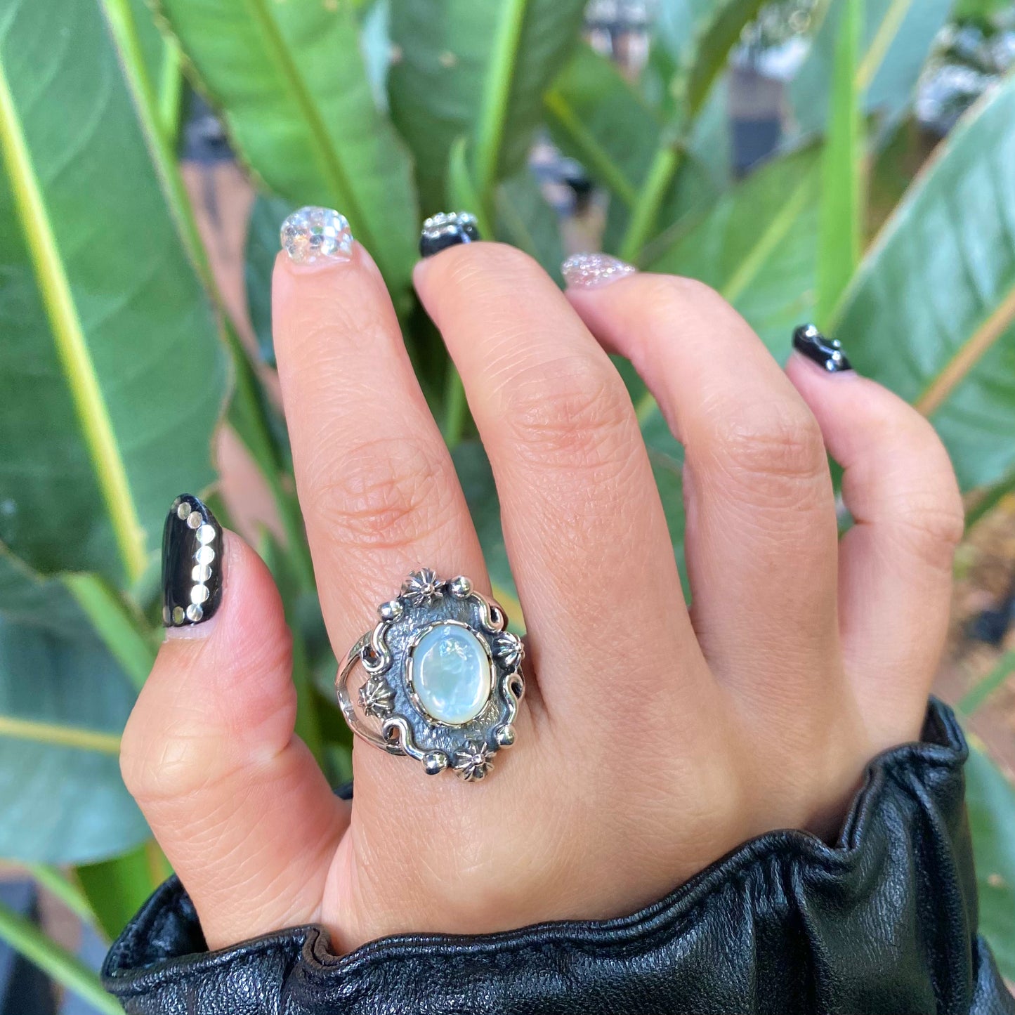 Silver925 design ring 38