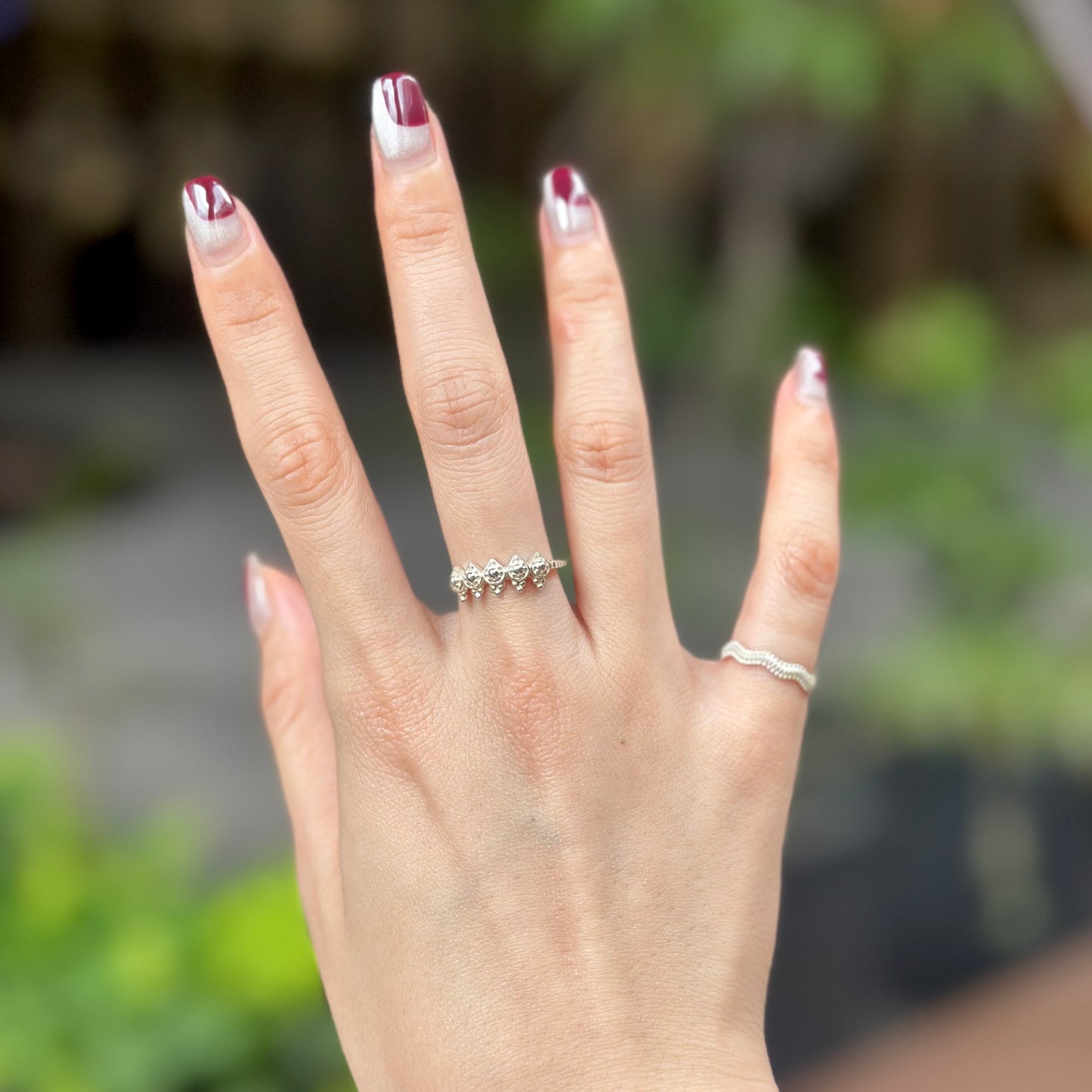 Silver925 plain ring 55