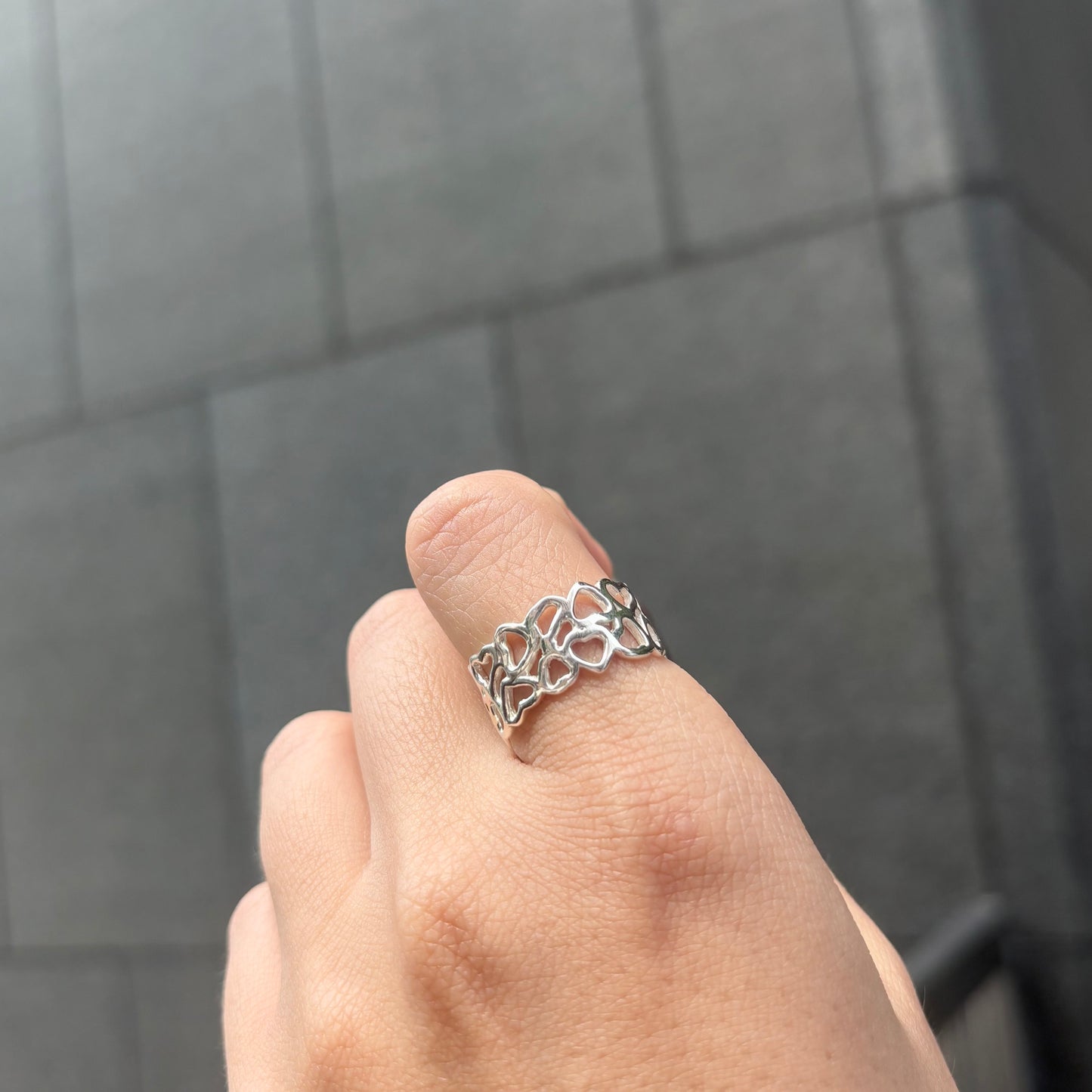 Heart plain ring 26