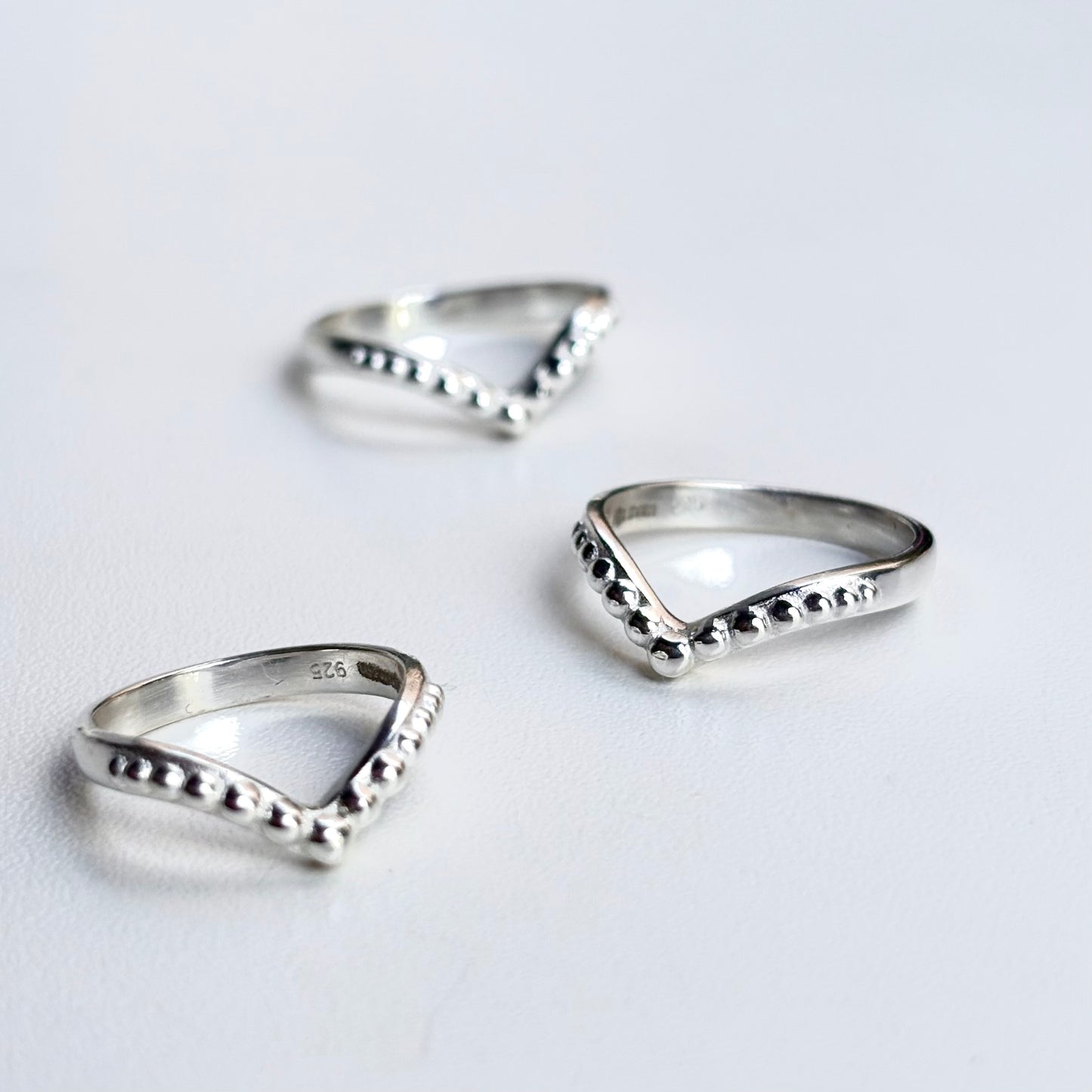 Silver925 plain ring 53